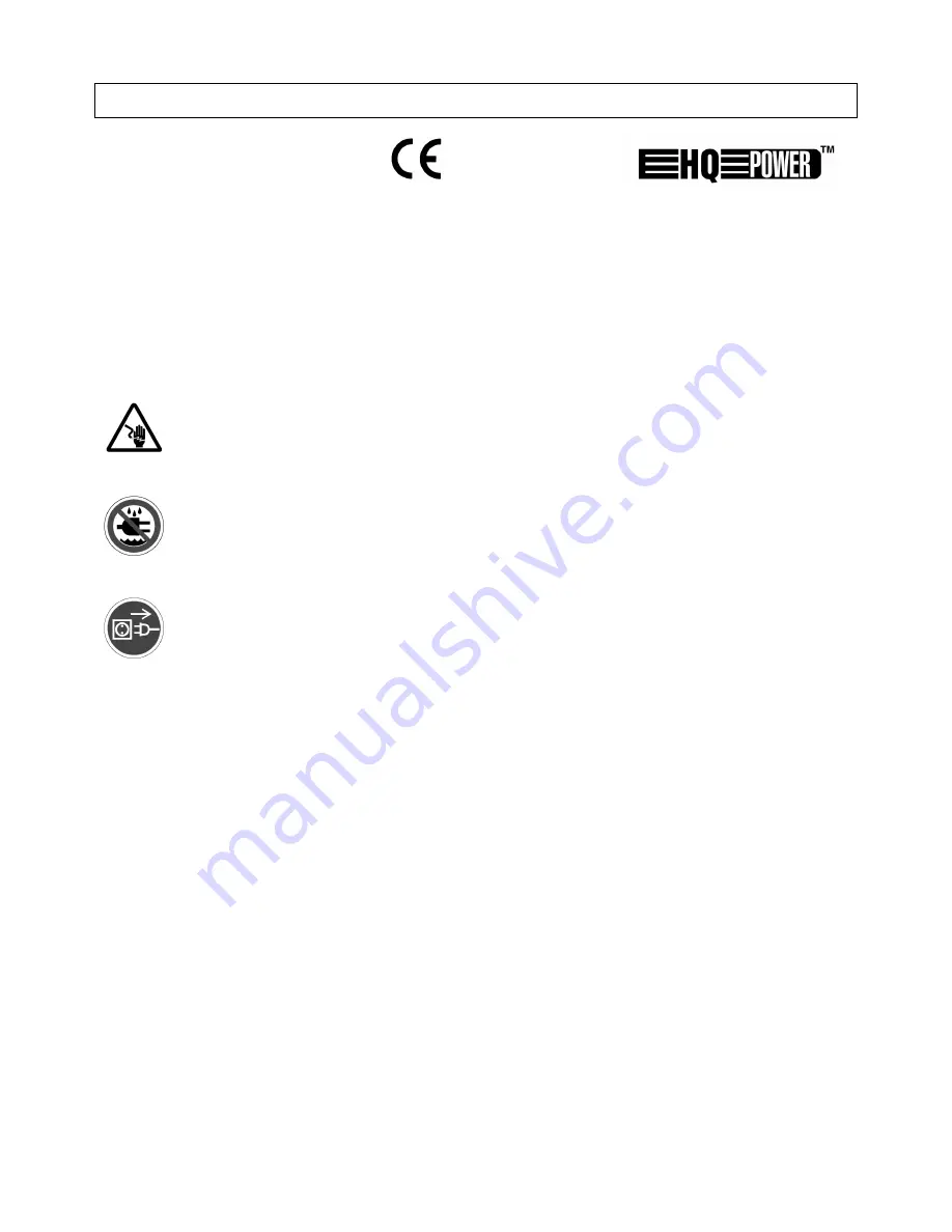 HQ Power VDPDMXPC12 Manual Download Page 1