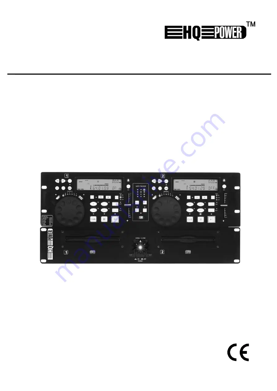 HQ Power VDSCD5000 User Manual Download Page 1