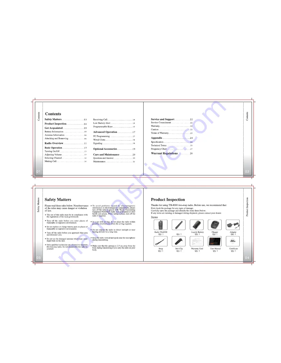 HQT TH-8000 User Manual Download Page 3