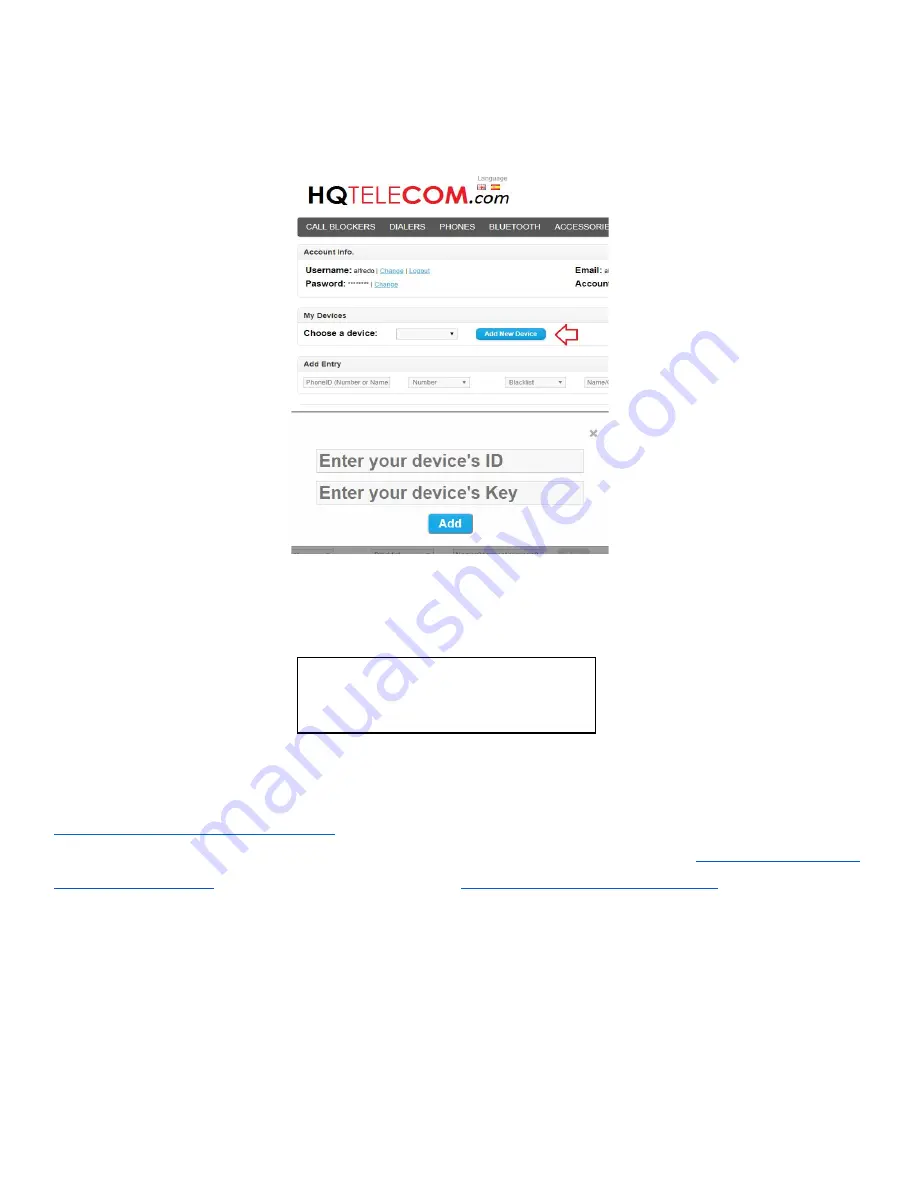 HQTELECOM UBlocker WL Setup Instructions Download Page 4