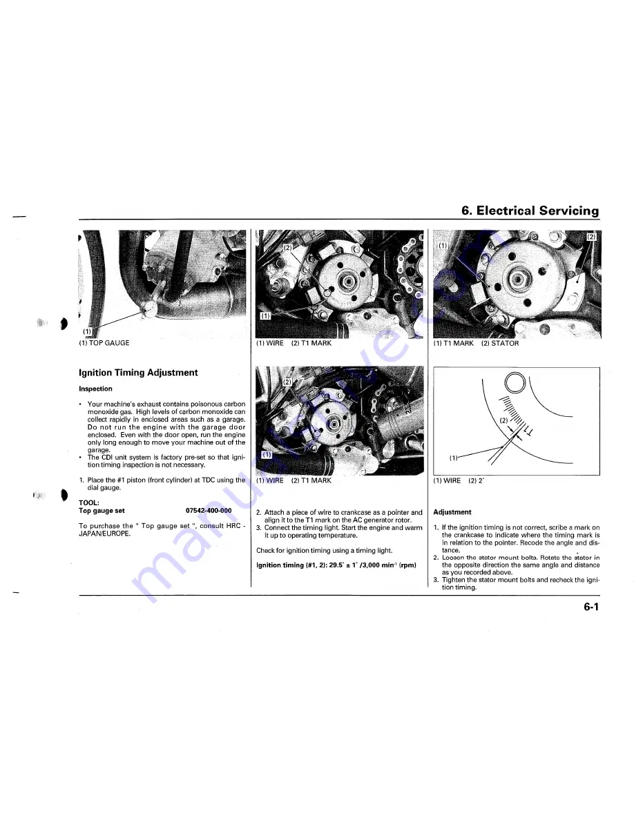 HRC 2000-NSR500V Owner'S Manual Download Page 47