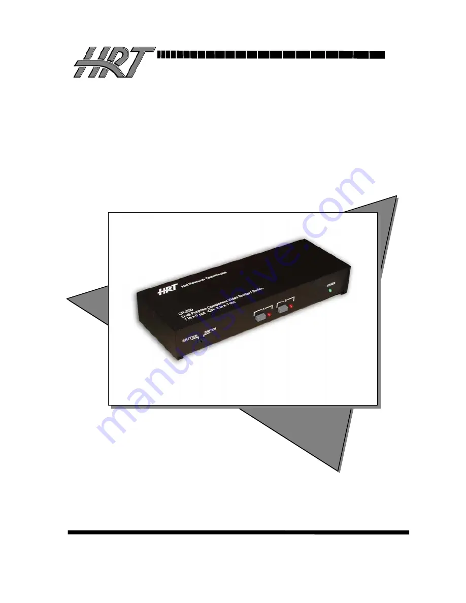 HRT CP-200 User Manual Download Page 1