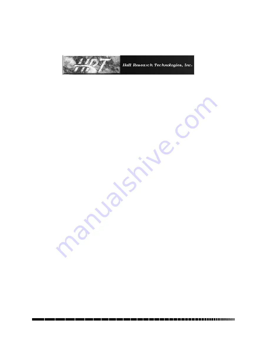 HRT DVC-3 Product Manual Download Page 16