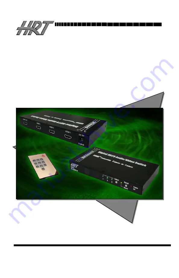 HRT SW-HDMI-3A Скачать руководство пользователя страница 1