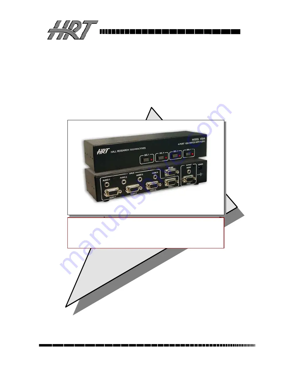 HRT VS-4A Скачать руководство пользователя страница 1