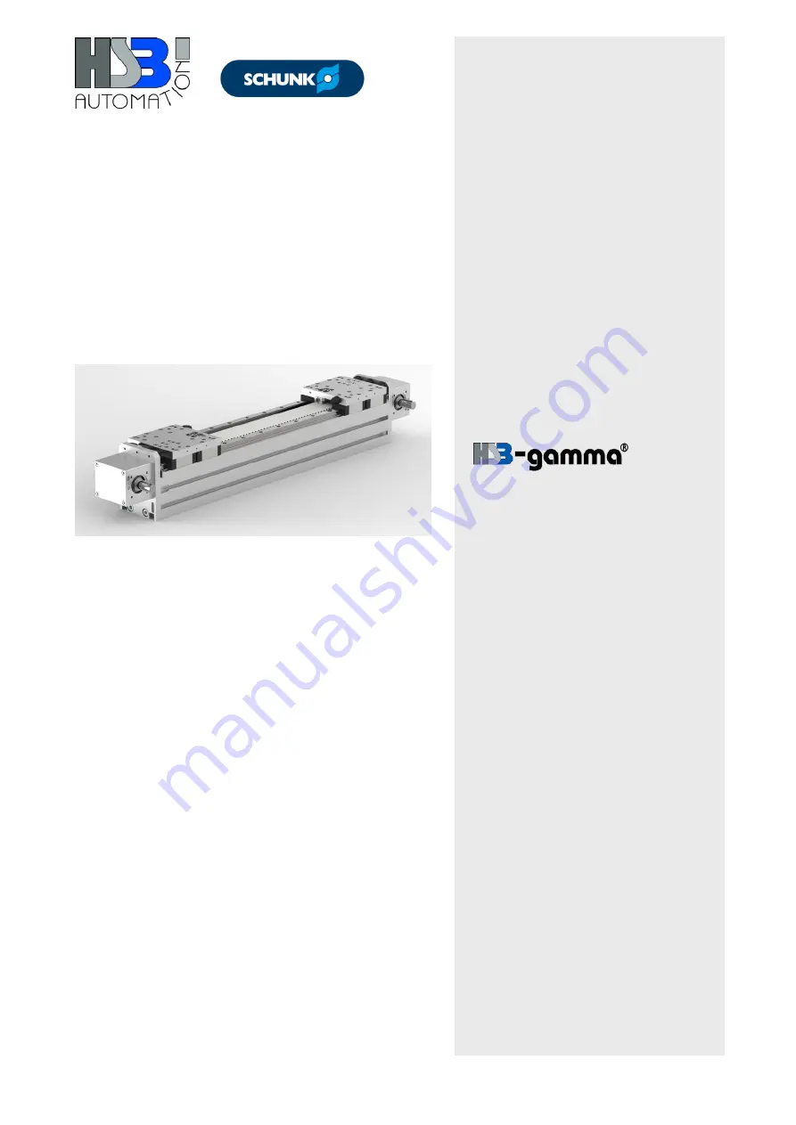 HSB Gamma 120-ZSSD Original Assembly And Maintenance Instructions Download Page 1