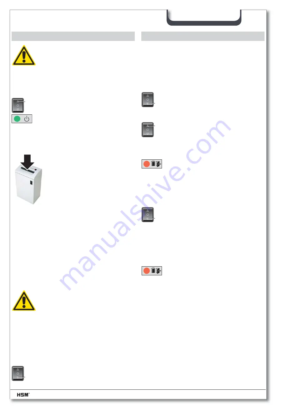 HSM Classic 108.2 Operating Instructions Manual Download Page 7