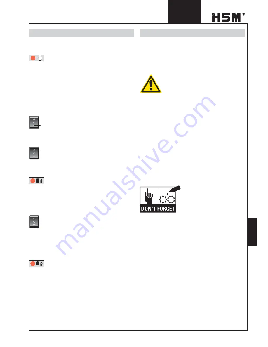 HSM Classic 225.2 Operating Instructions Manual Download Page 33