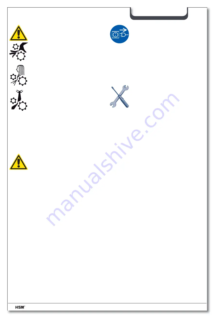 HSM HSM-1780 Instruction Manual Download Page 85