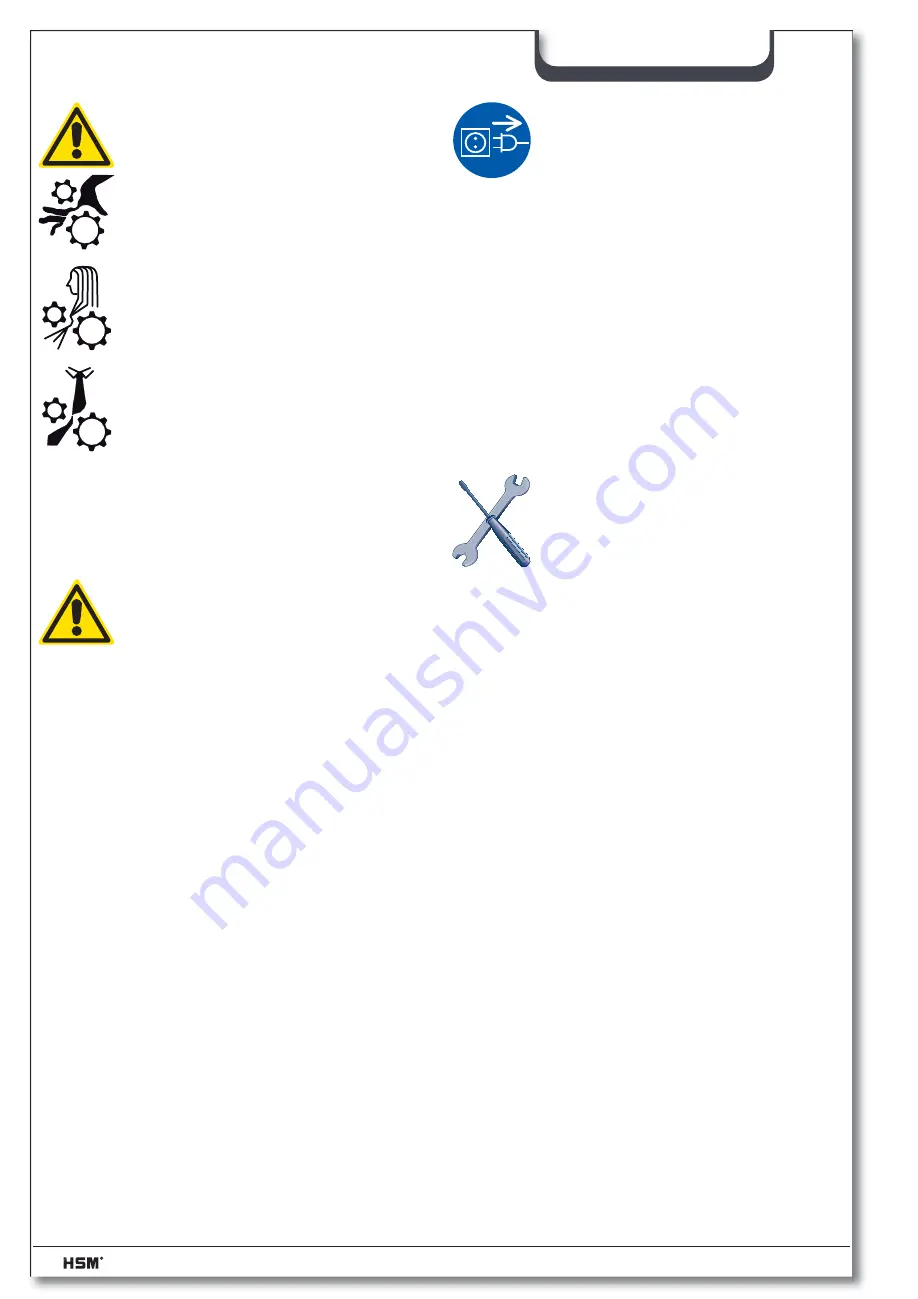 HSM HSM-1911 Instruction Manual Download Page 13