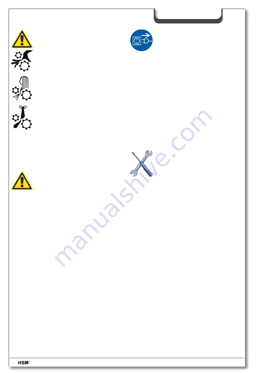 HSM HSM-1911 Instruction Manual Download Page 21