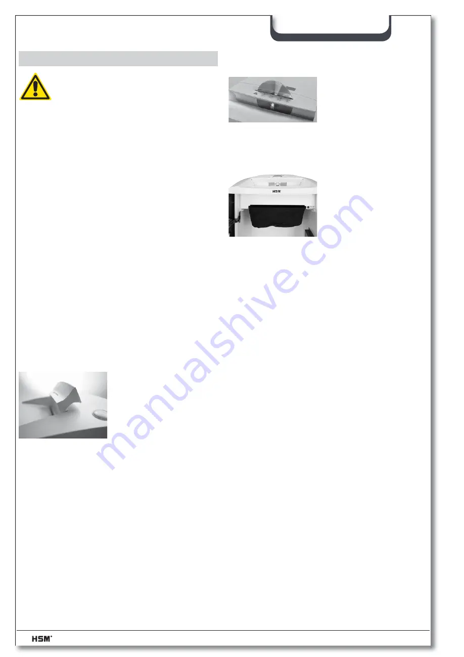 HSM HSM1802 Instruction Manual Download Page 39