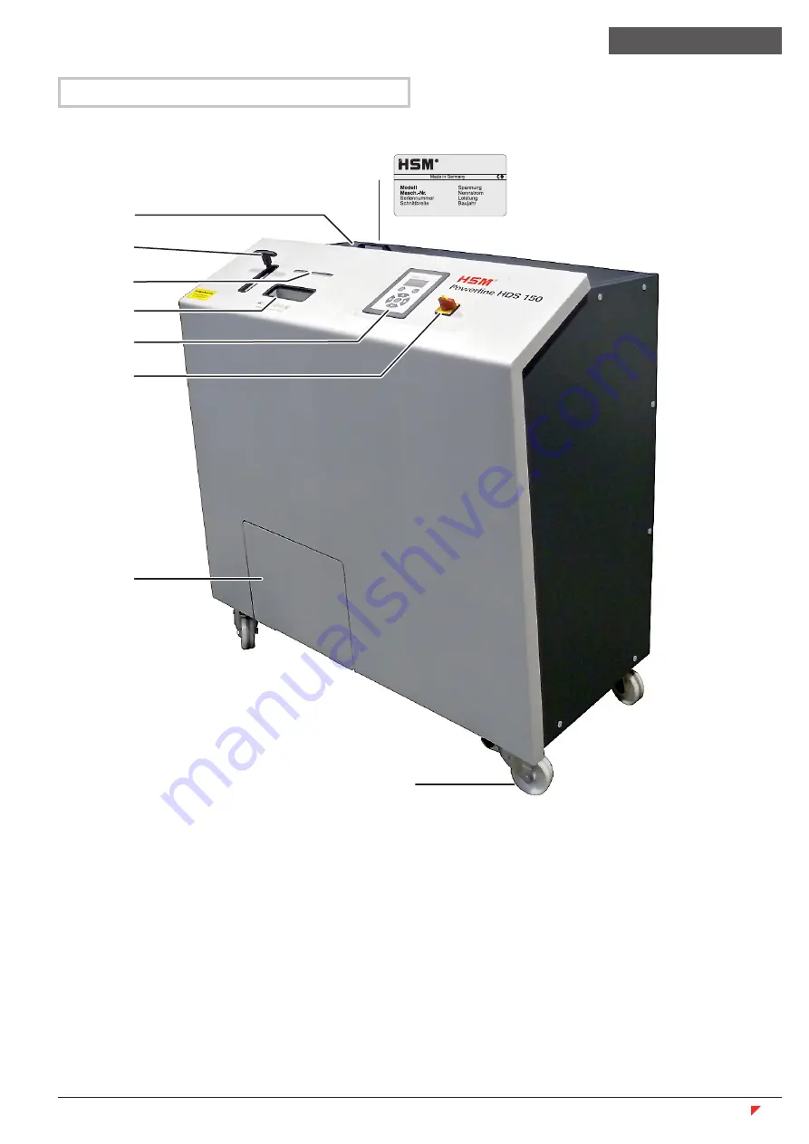 HSM Powerline HDS 150 Manual Download Page 245