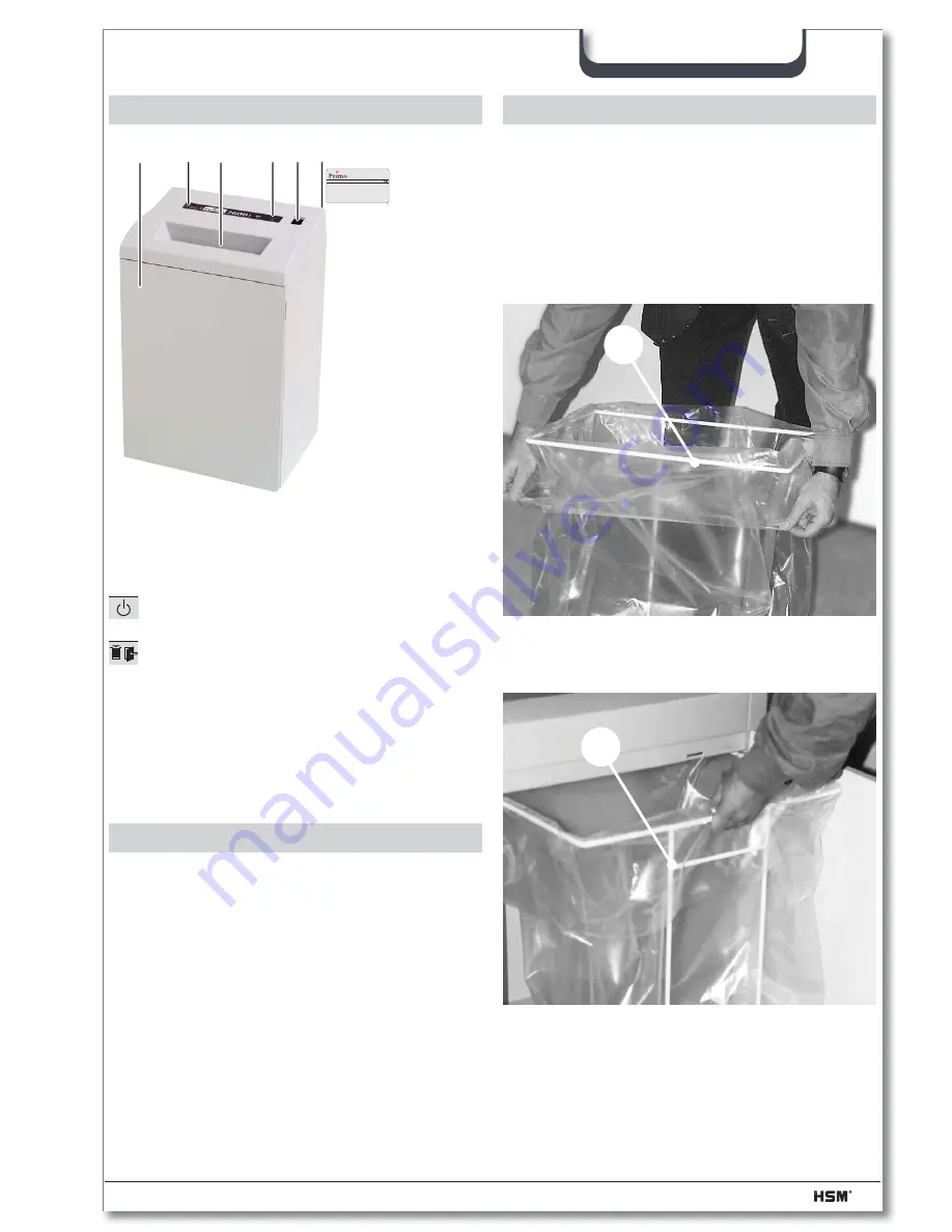 HSM Primo 2600 Operating Instructions Manual Download Page 17