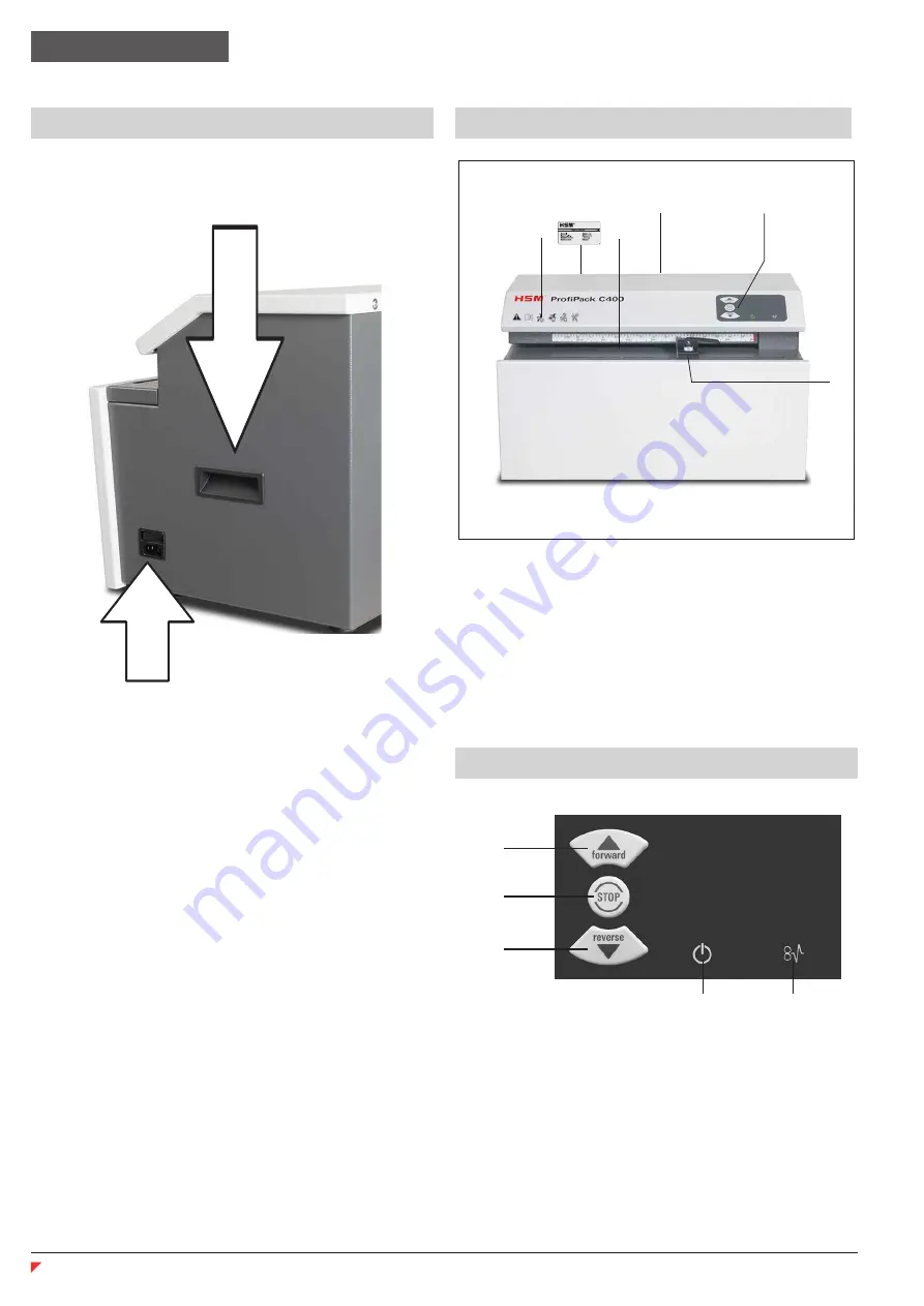 HSM ProfiPack C400 Operating Instructions Manual Download Page 4