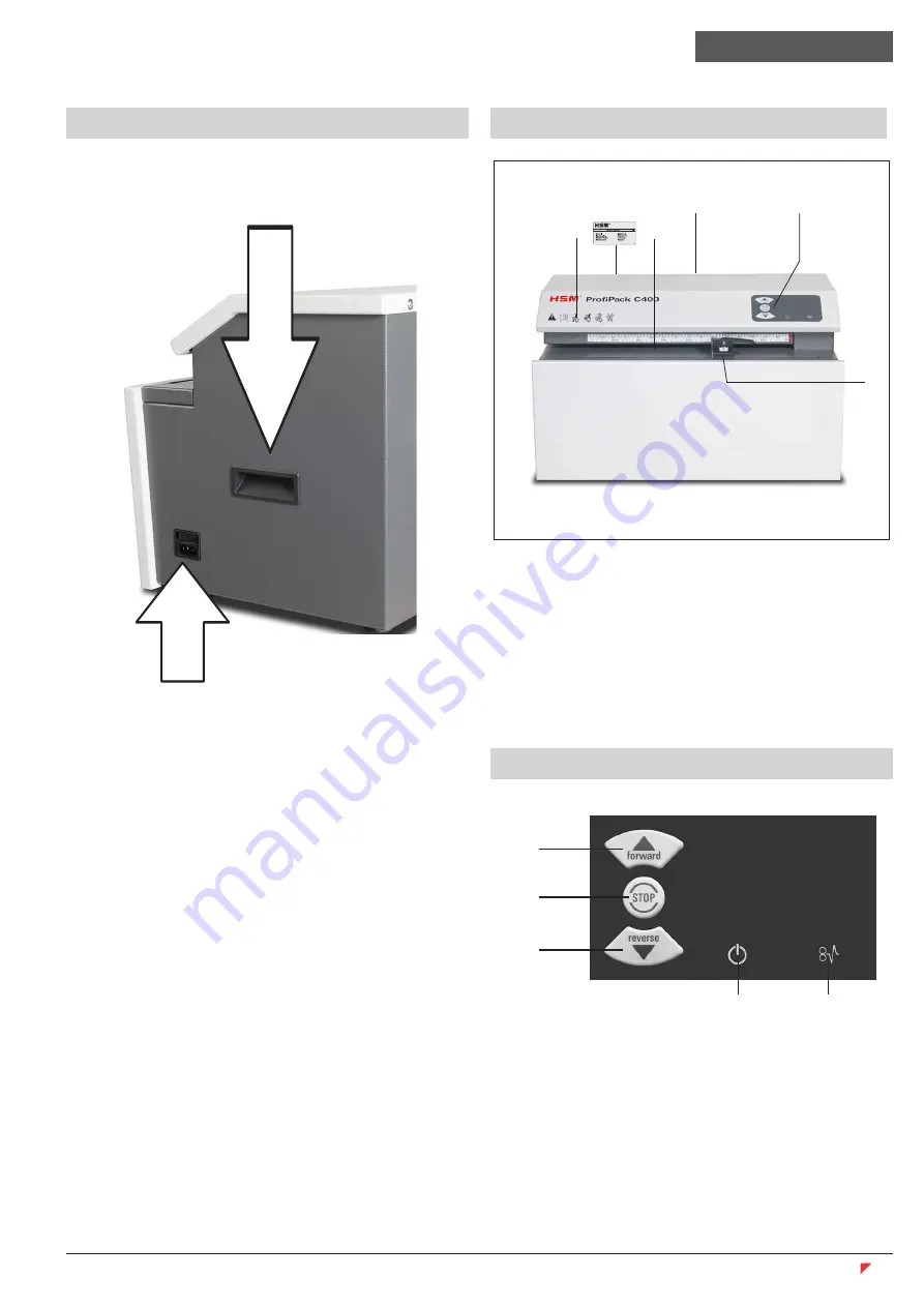 HSM ProfiPack C400 Operating Instructions Manual Download Page 49