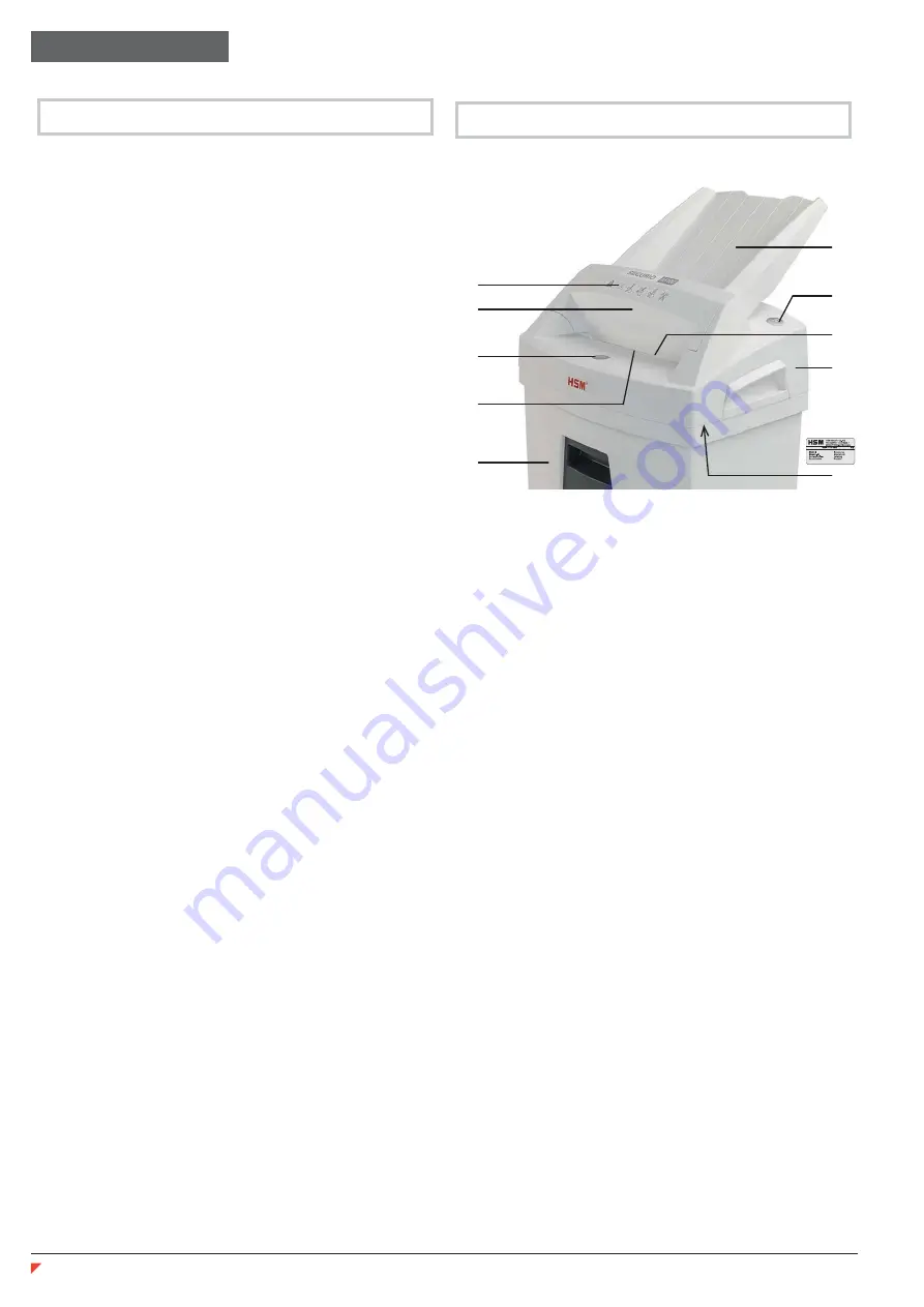 HSM Securio AF 100 Operating Instructions Manual Download Page 108