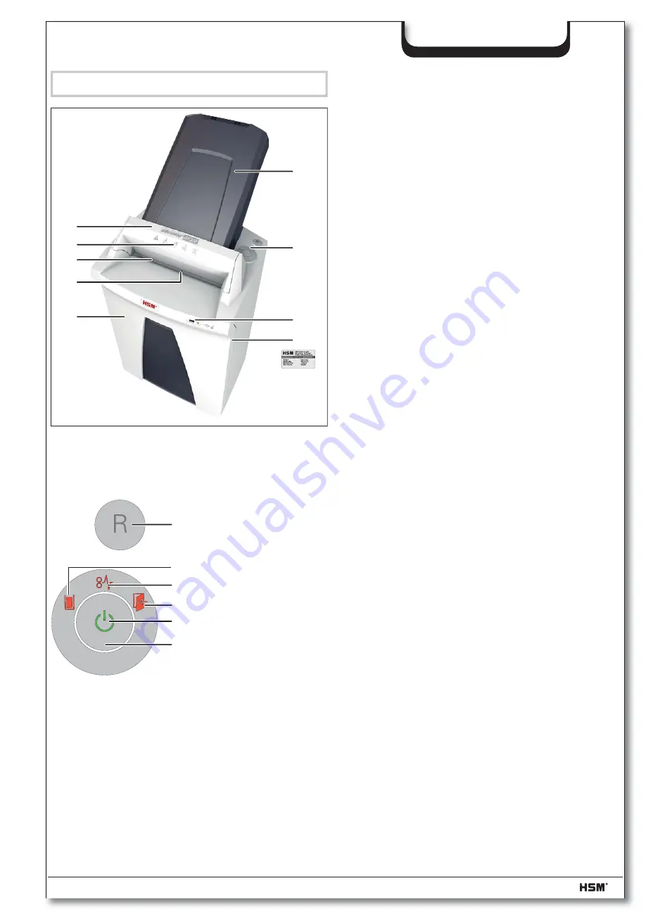 HSM Securo AF 300 Operating Instructions Manual Download Page 6