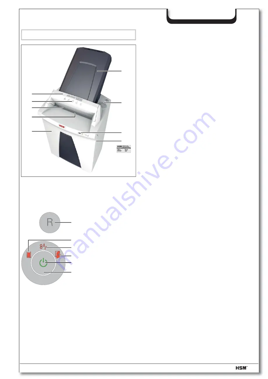 HSM Securo AF 300 Operating Instructions Manual Download Page 116