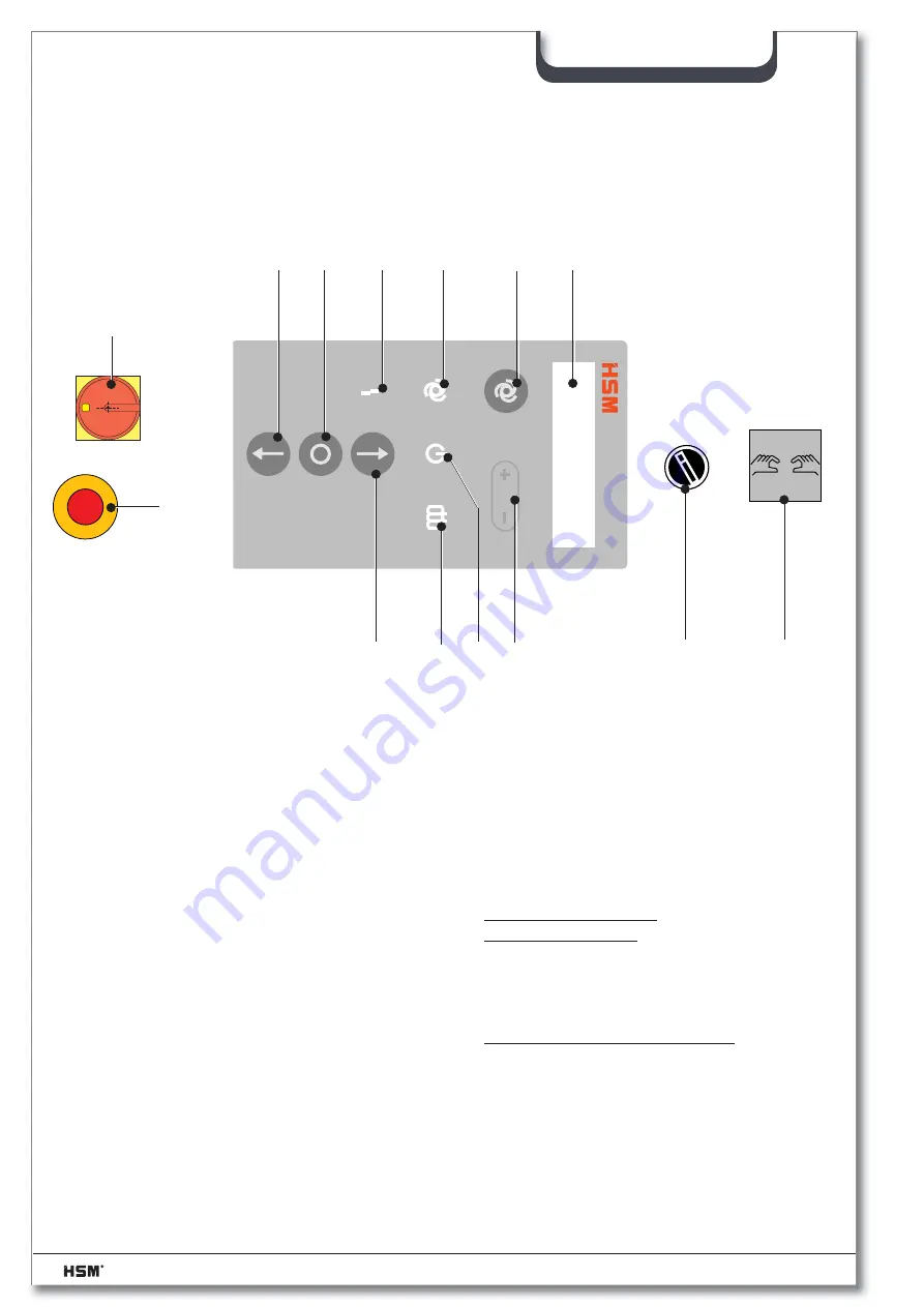 HSM SP 5080 Operating Manual Download Page 26