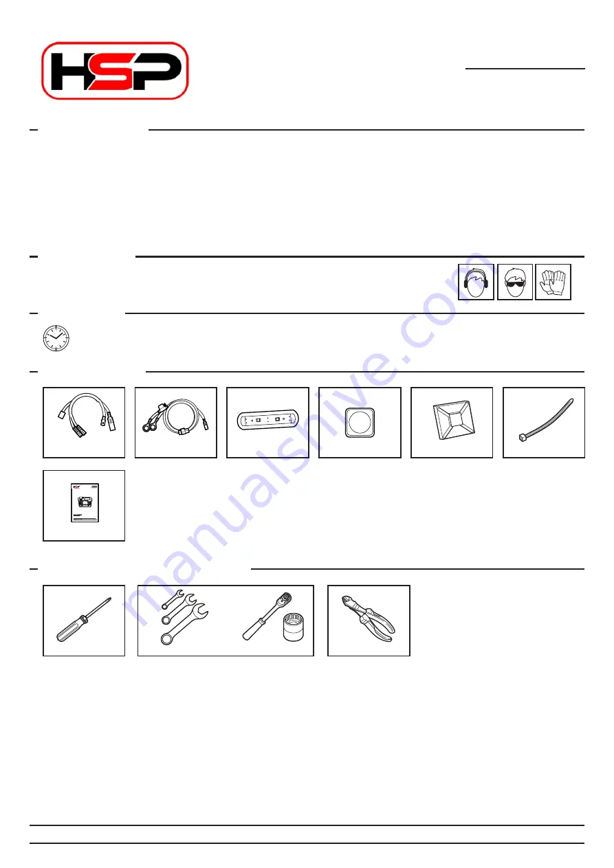 HSP LID-LIGHT-01 Fitting Instructions Download Page 2