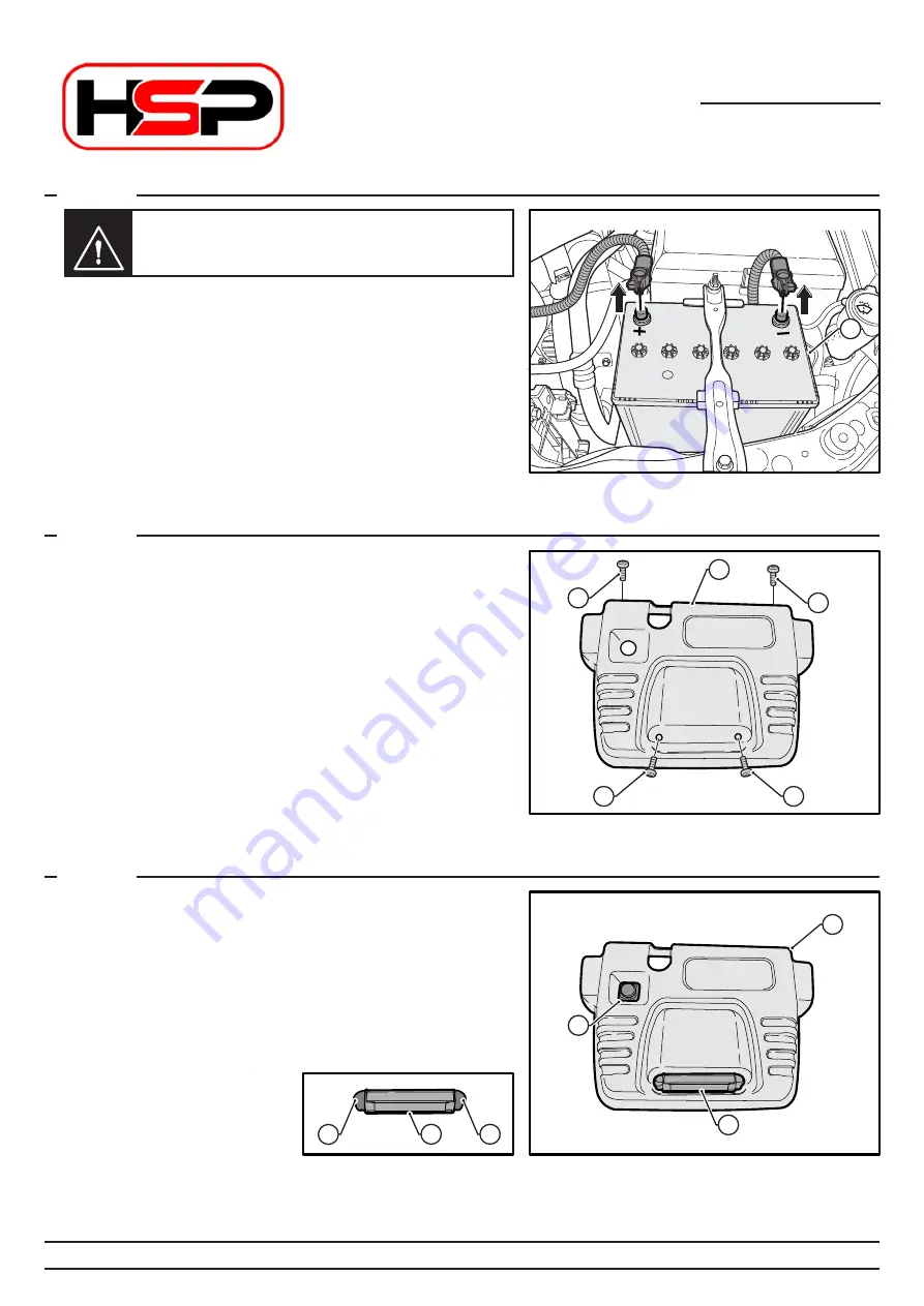 HSP LID-LIGHT-01 Fitting Instructions Download Page 3