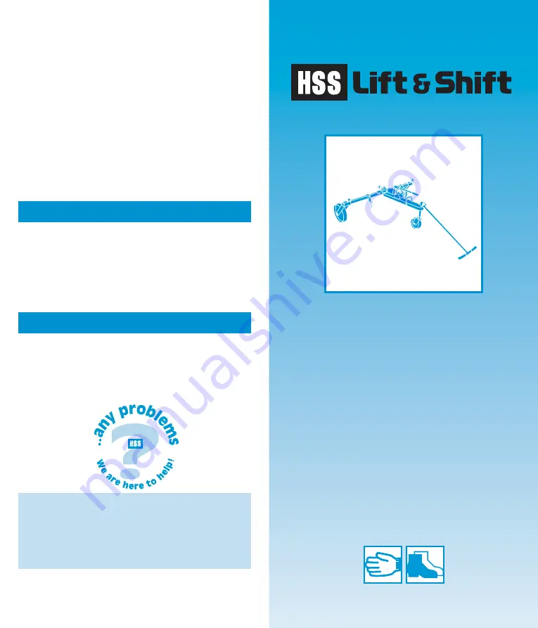 HSS Hire 69313 Operating & Safety Manual Download Page 1