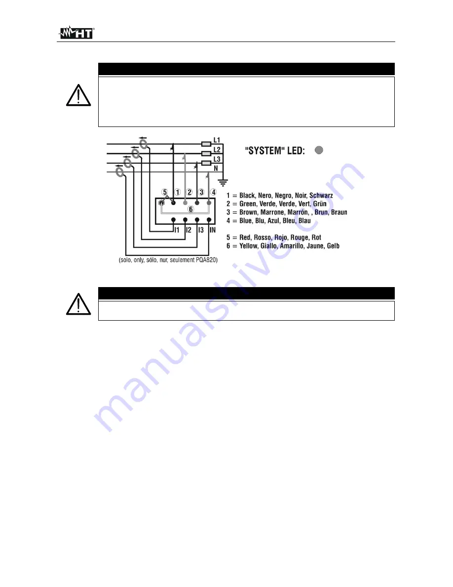 HT Italia PQA819 User Manual Download Page 16