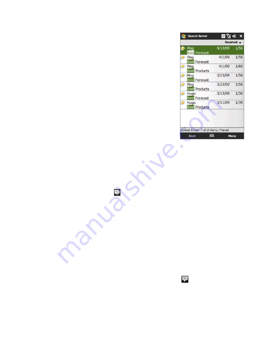 HTC 2 RHOD500 User Manual Download Page 76