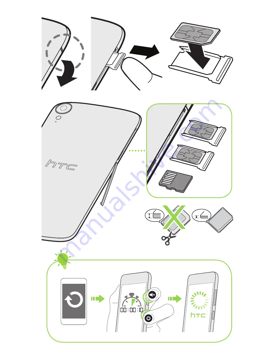 HTC Desire 828 dual sim Quick Start Manual Download Page 3