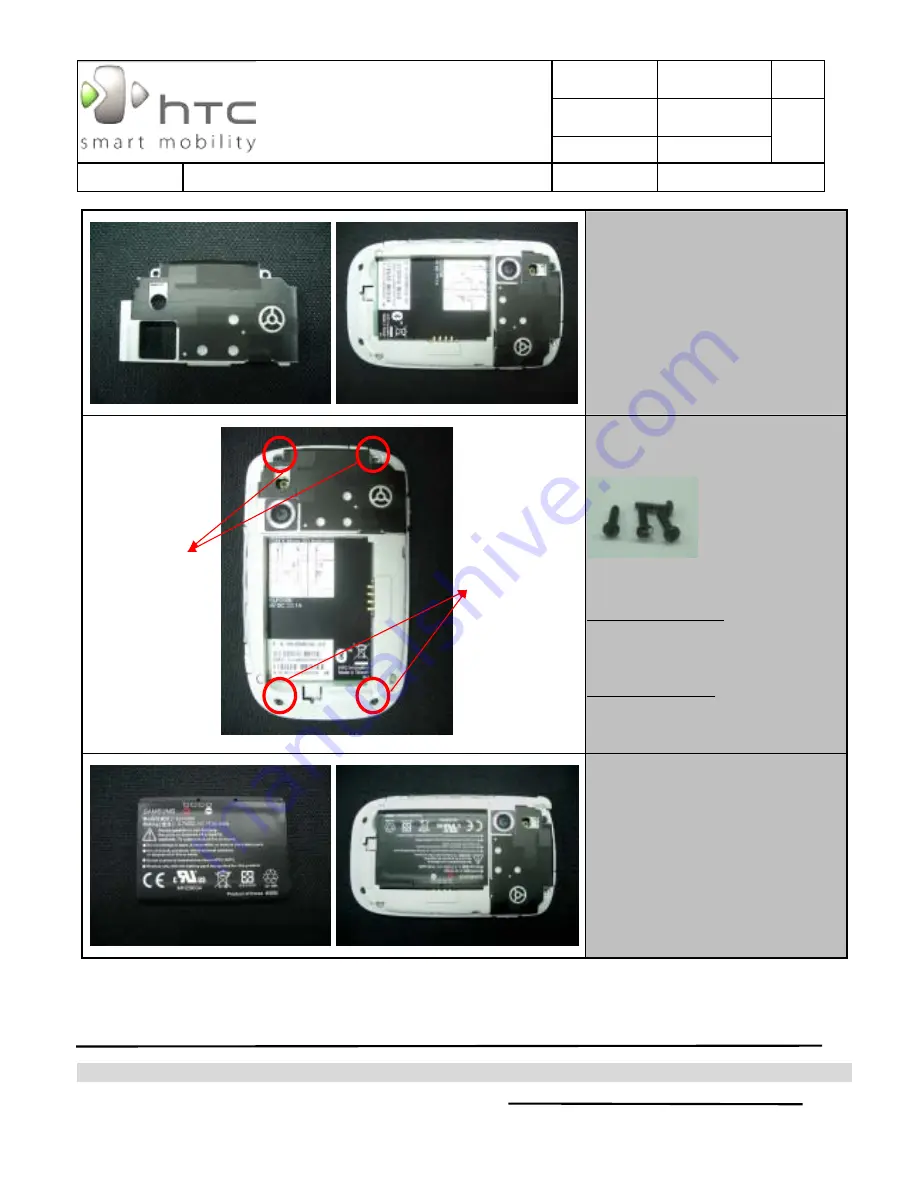 HTC Elf Series Service Manual Download Page 15