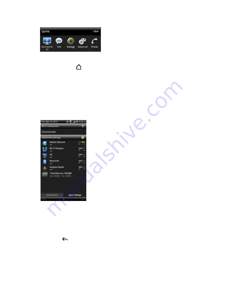 HTC EVO Design 4G User Manual Download Page 35