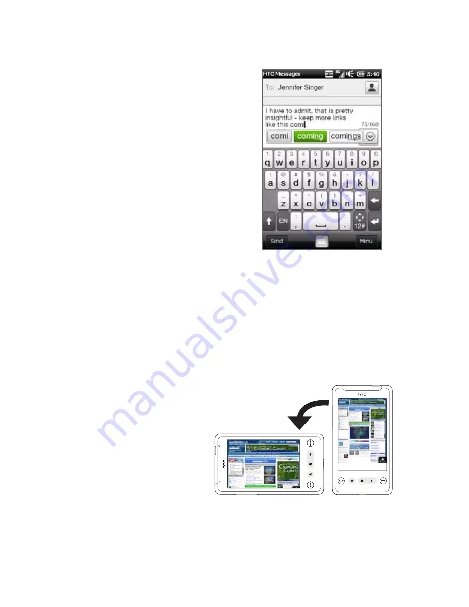 HTC HD mini Quick Start Manual Download Page 12