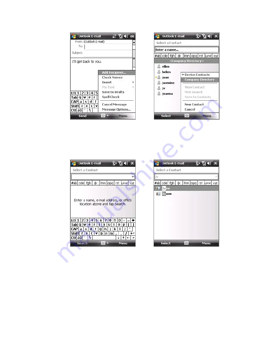 HTC P6500 User Manual Download Page 139