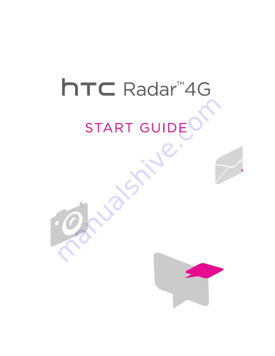 HTC Radar 4G Start Manual Download Page 1