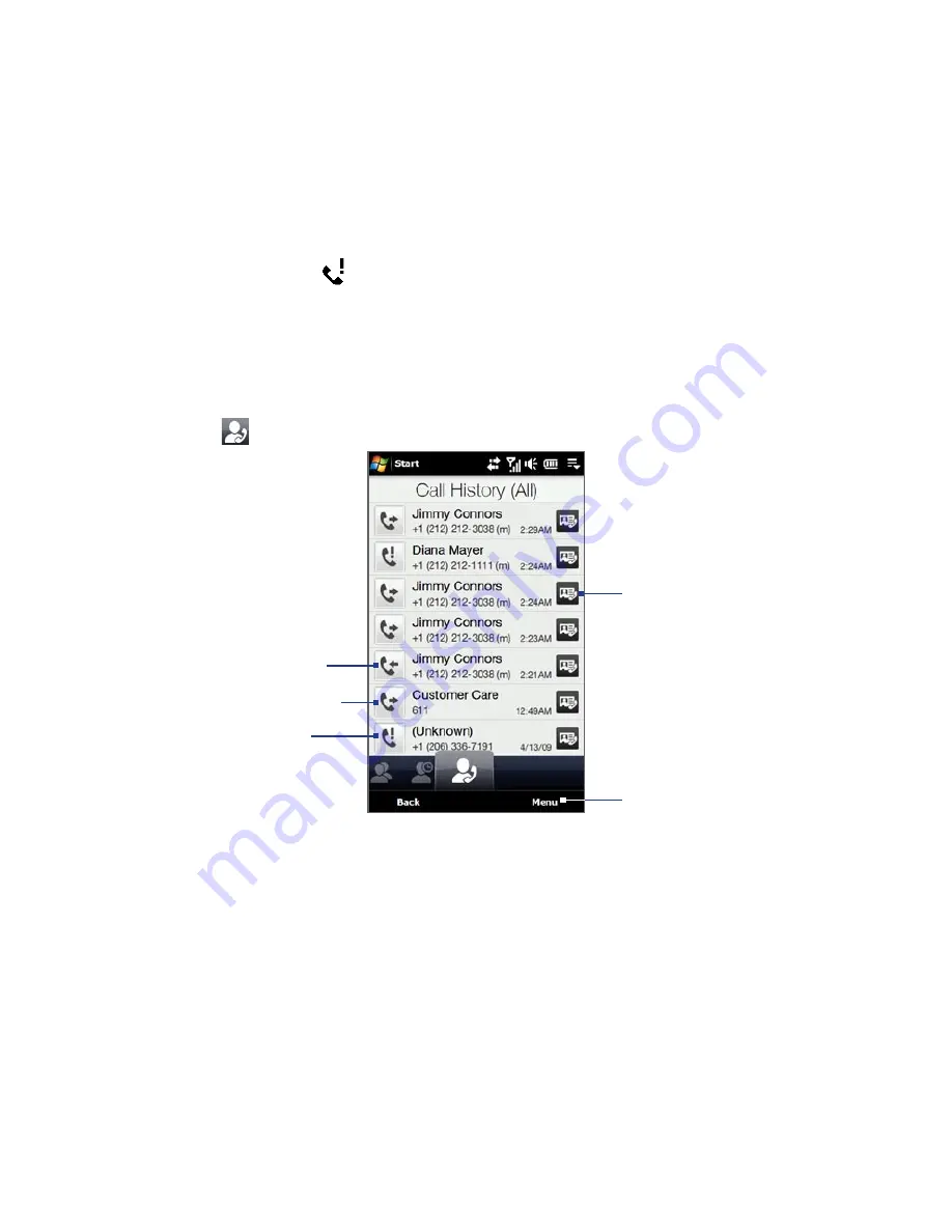 HTC RHOD210 User Manual Download Page 63