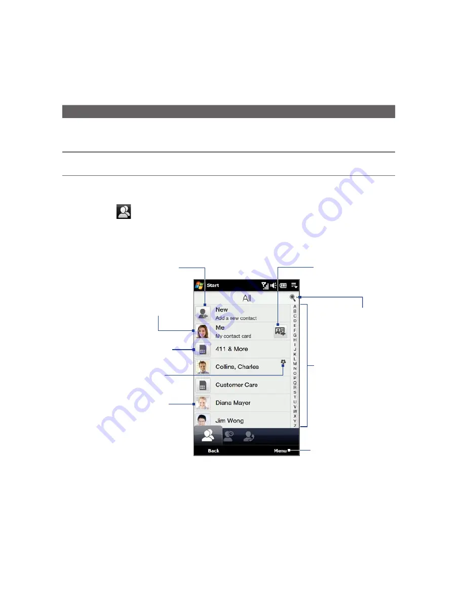 HTC RHOD210 User Manual Download Page 84