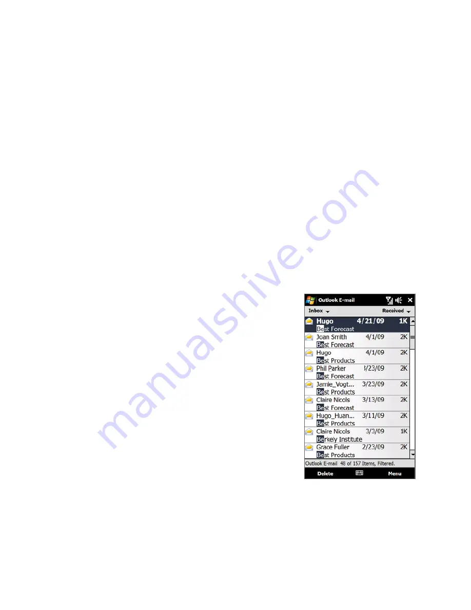 HTC RHOD210 User Manual Download Page 134