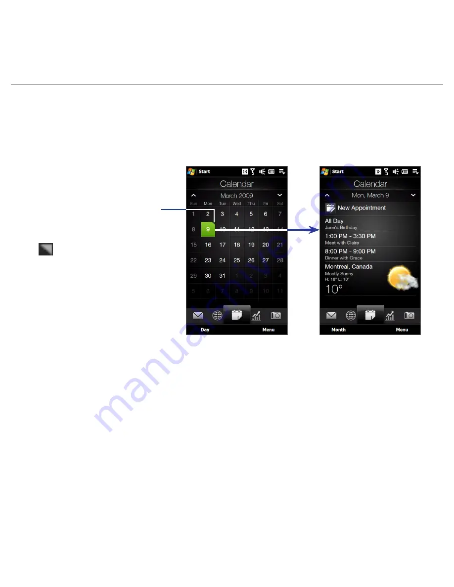 HTC RHOD500 Quick Start Manual Download Page 23