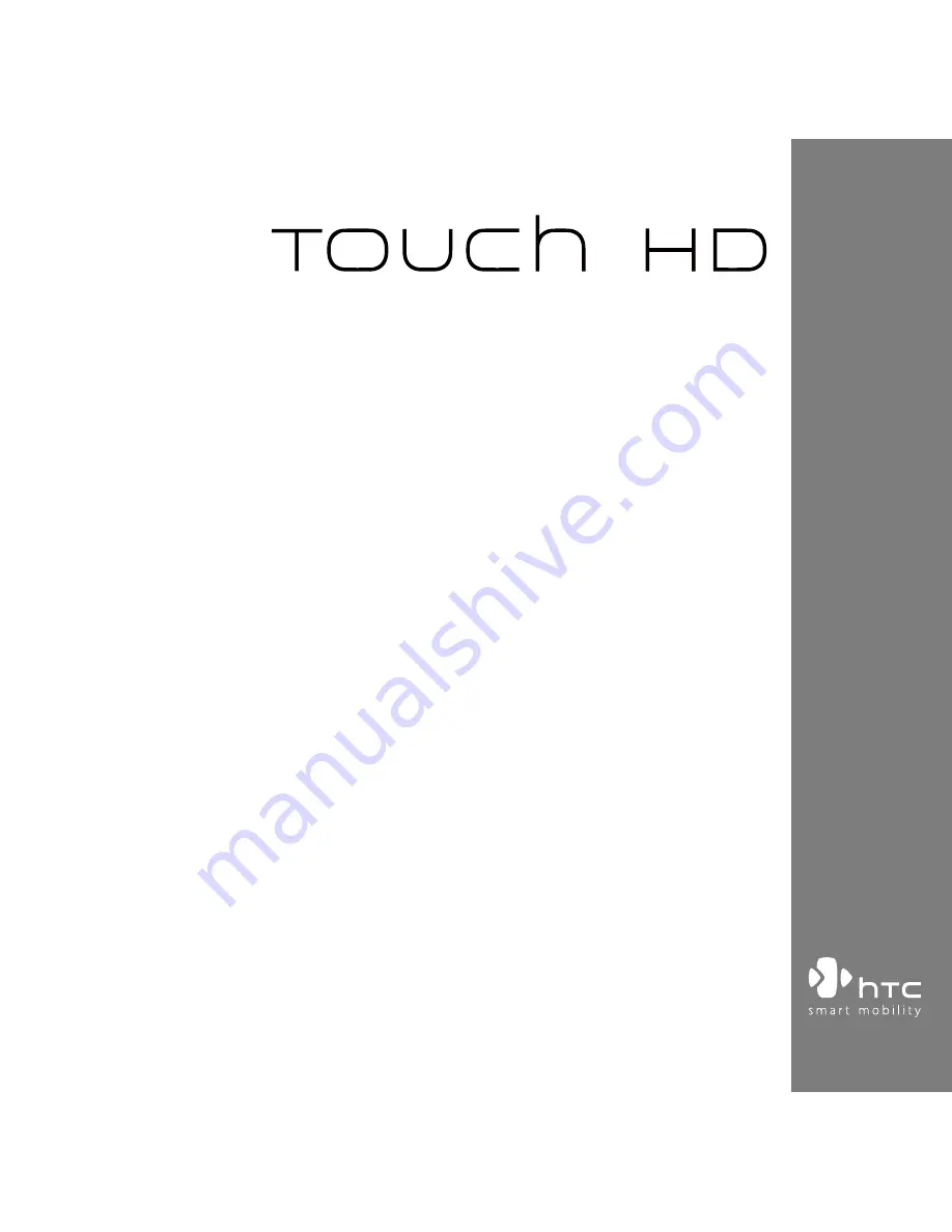 HTC T8282 - Touch HD Smartphone User Manual Download Page 1