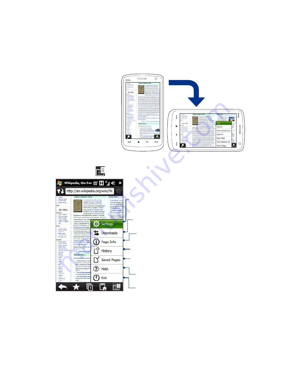 HTC T8282 - Touch HD Smartphone User Manual Download Page 156