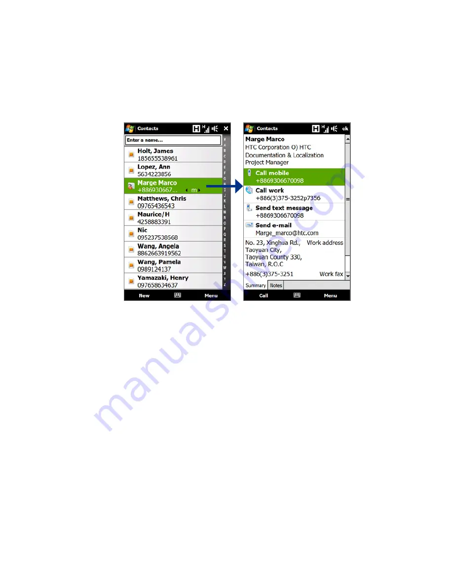 HTC T8282 - Touch HD Smartphone User Manual Download Page 255