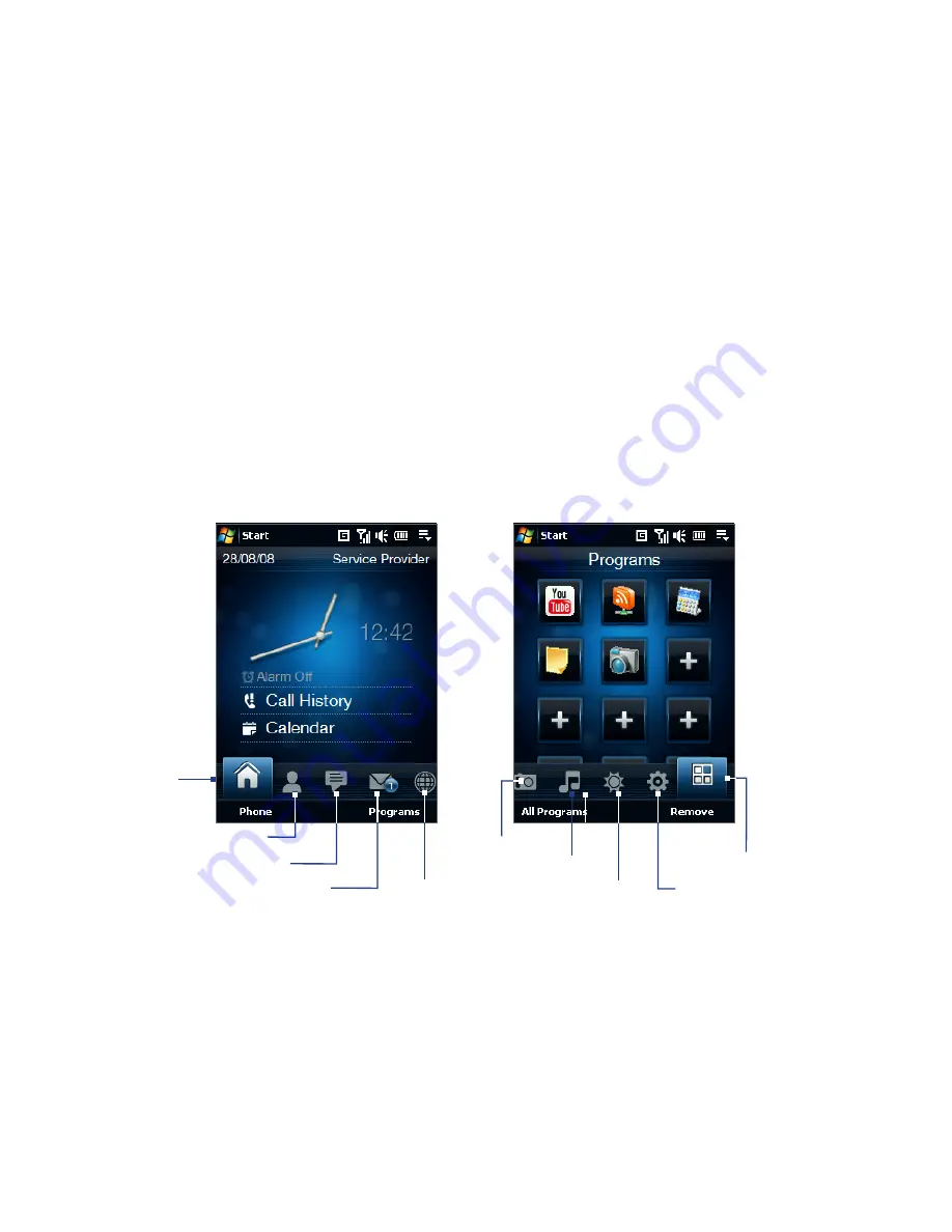 HTC Touch VIVA User Manual Download Page 60