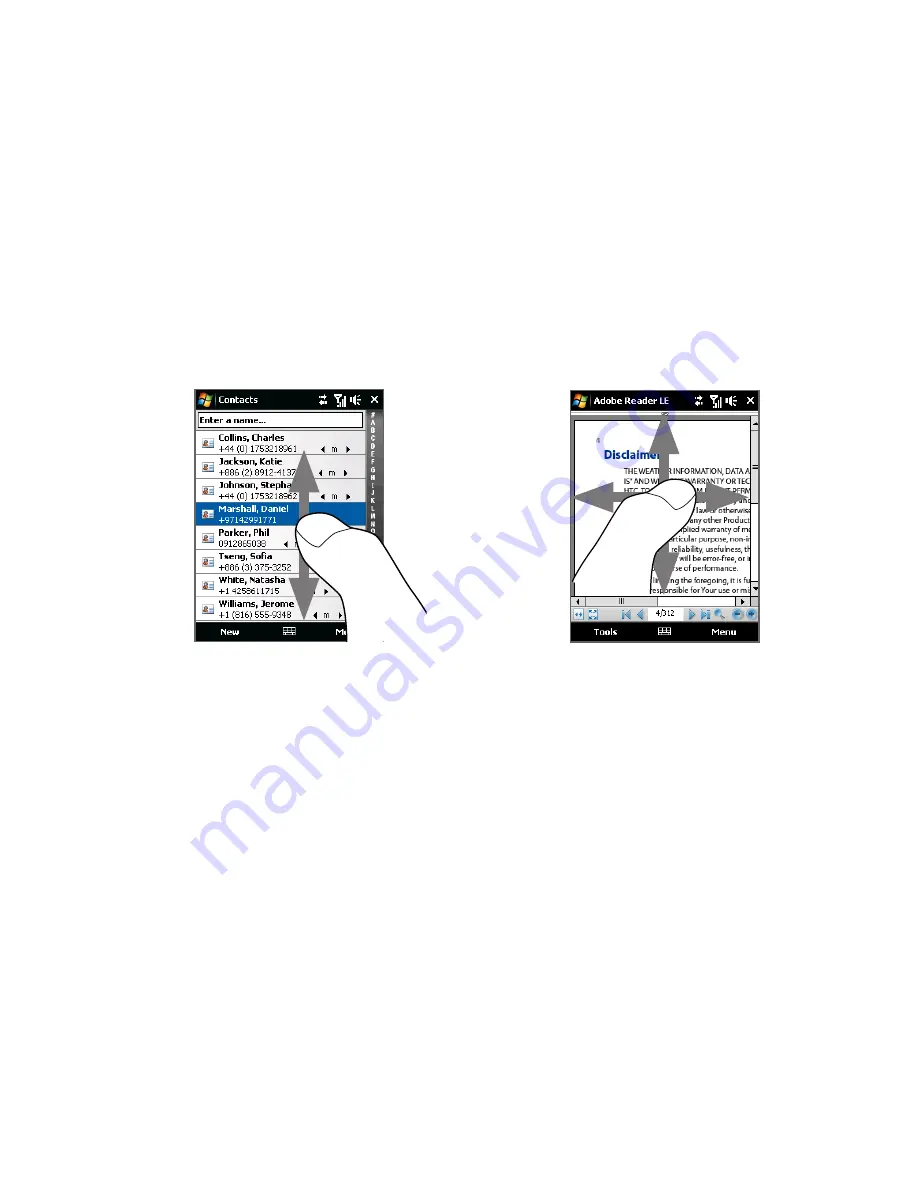 HTC Touch VIVA User Manual Download Page 74