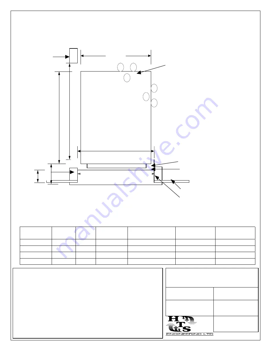 HTS HRP 30 C 2 Installation And Maintenance Manual Download Page 11