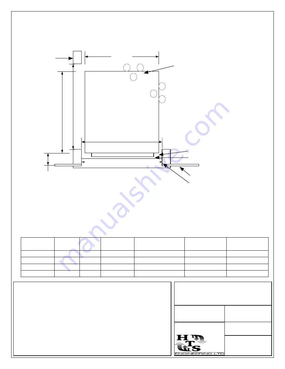 HTS HRP 30 C 2 Installation And Maintenance Manual Download Page 12