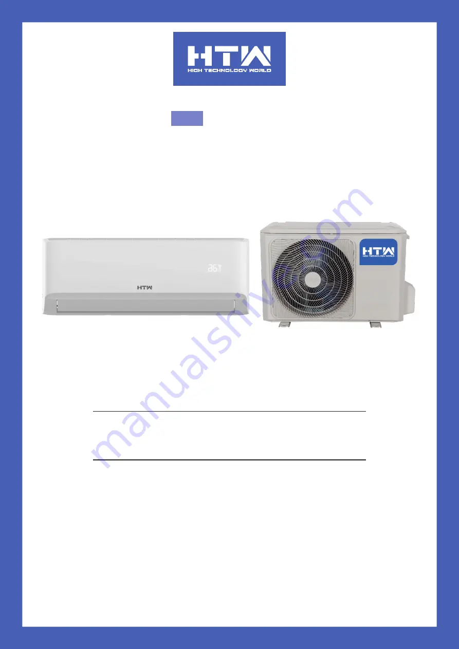 HTW HTWS026IX21DPLUS Owner'S Manual Download Page 1