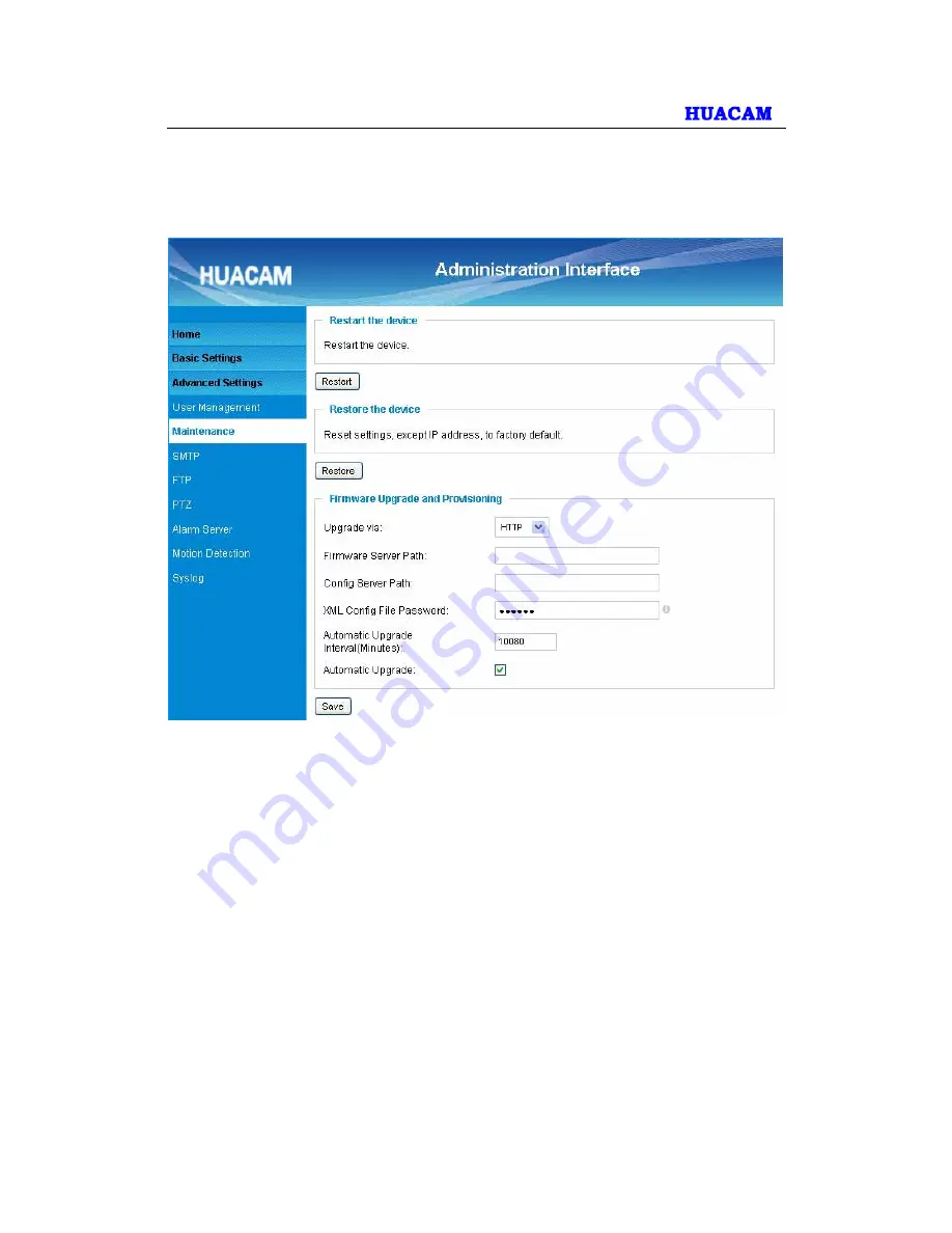 Huacam HCV822 User Manual Download Page 27