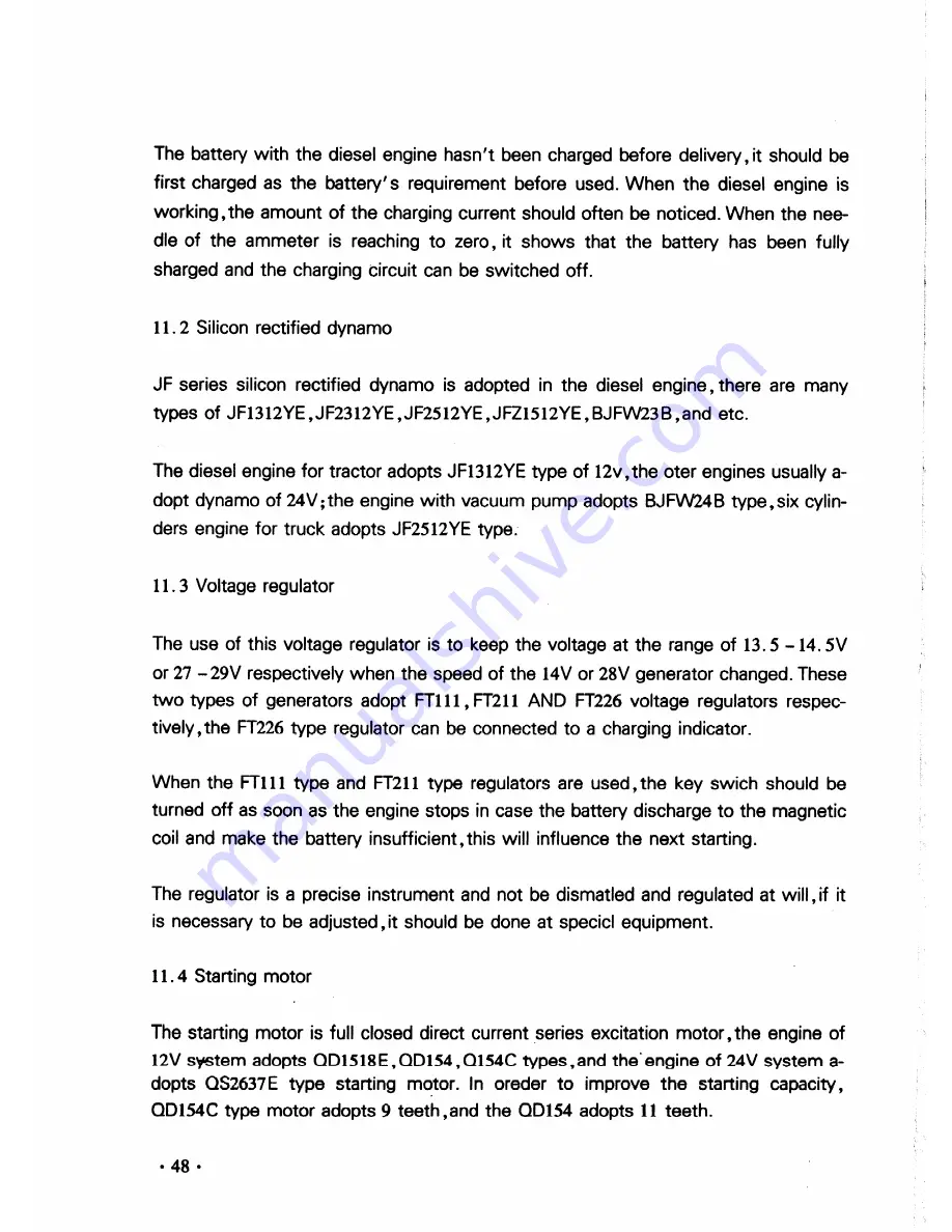 Huafengdongli R4100D1 Operation And Maintenance Manual Download Page 56