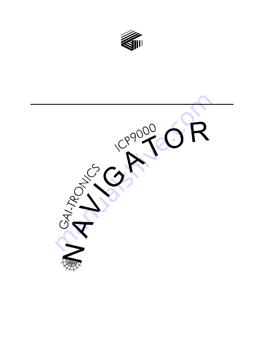 Hubbell GAI-Tronics ICP9000 Series Operator'S Manual Download Page 1